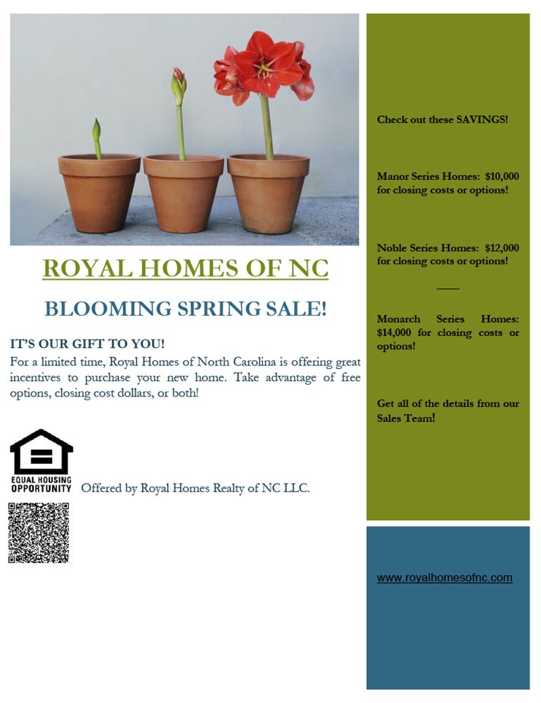 Royal Homes - Spring 2024 Promotion