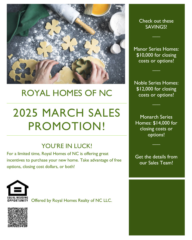 Royal Homes - March 2025 Promotion