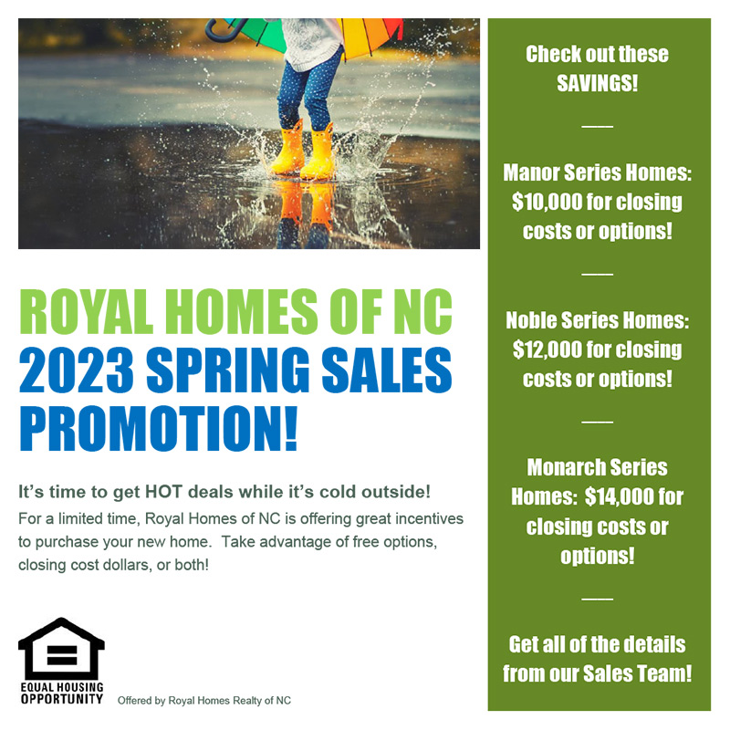 Royal Homes - 2023 Spring Promotion