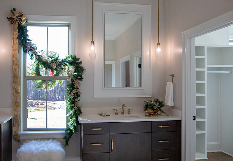 Holiday House Tour - Building Dimensions - Vanity