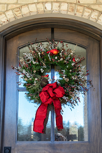 Holiday House Tour - Building Dimensions - Wreath