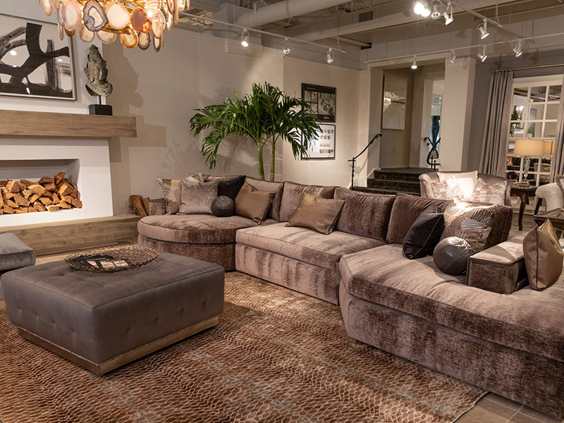 Marge Carson Luxury Home Furnishings - Milan Sectional
